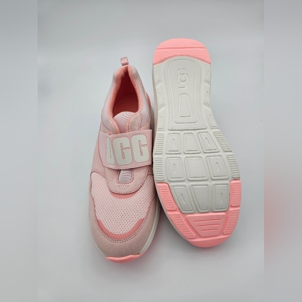 UGG LA Flex Slip-on Trainer Sneakers Posie Pink / White 1120704 Women's Size 9 - Picture 5 of 6